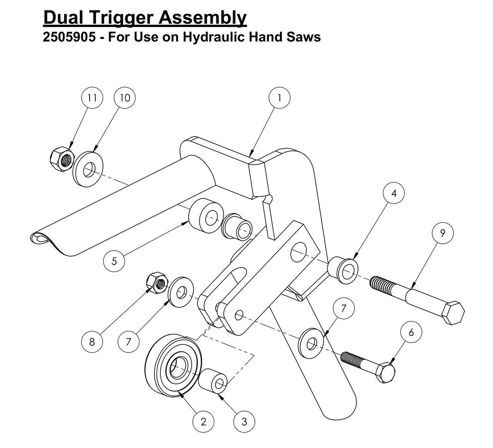 HS-24-F-15 Dual Trigger Assembly Parts
