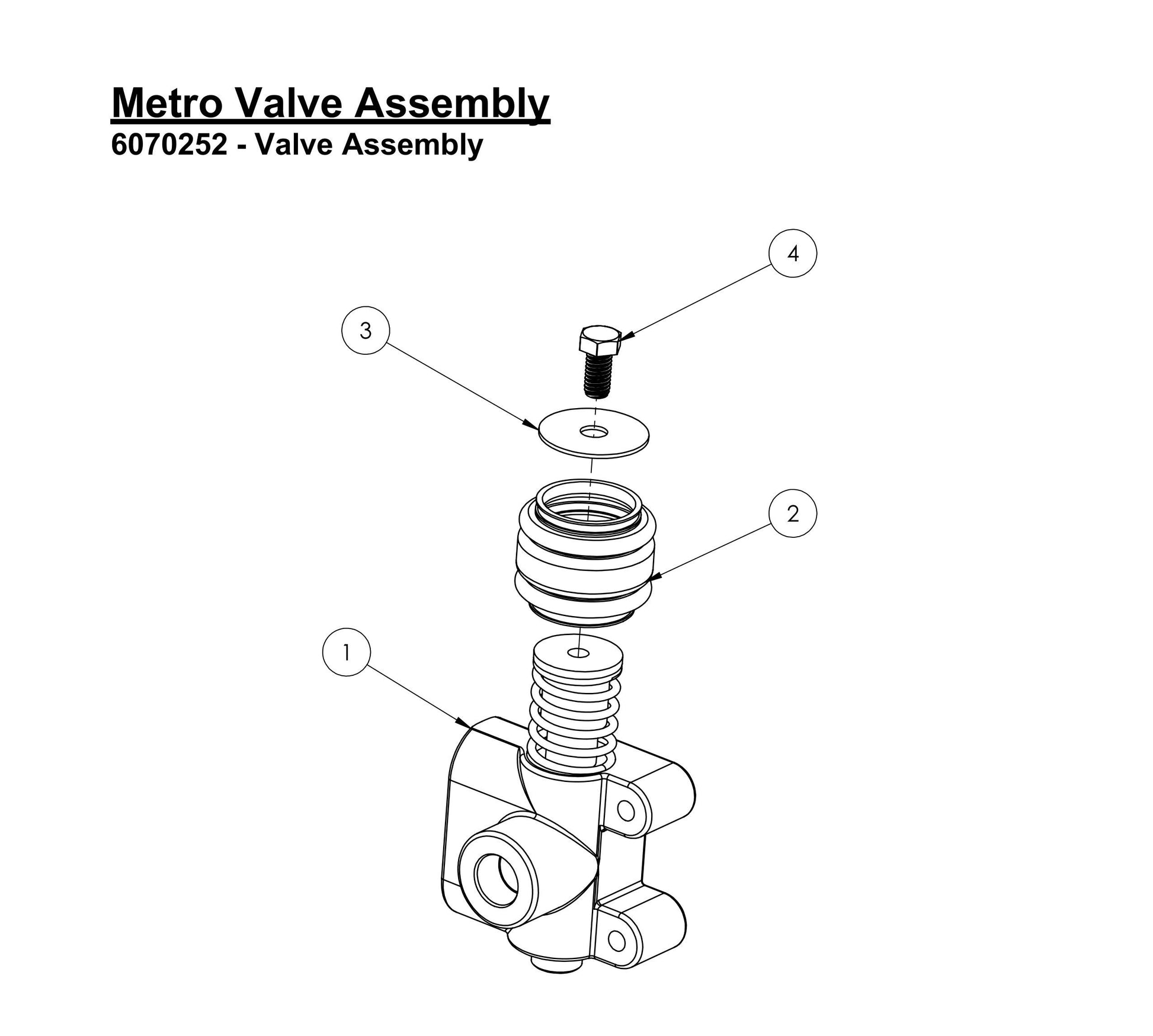 HS-24-F-8 Metro Valve Assembly Parts