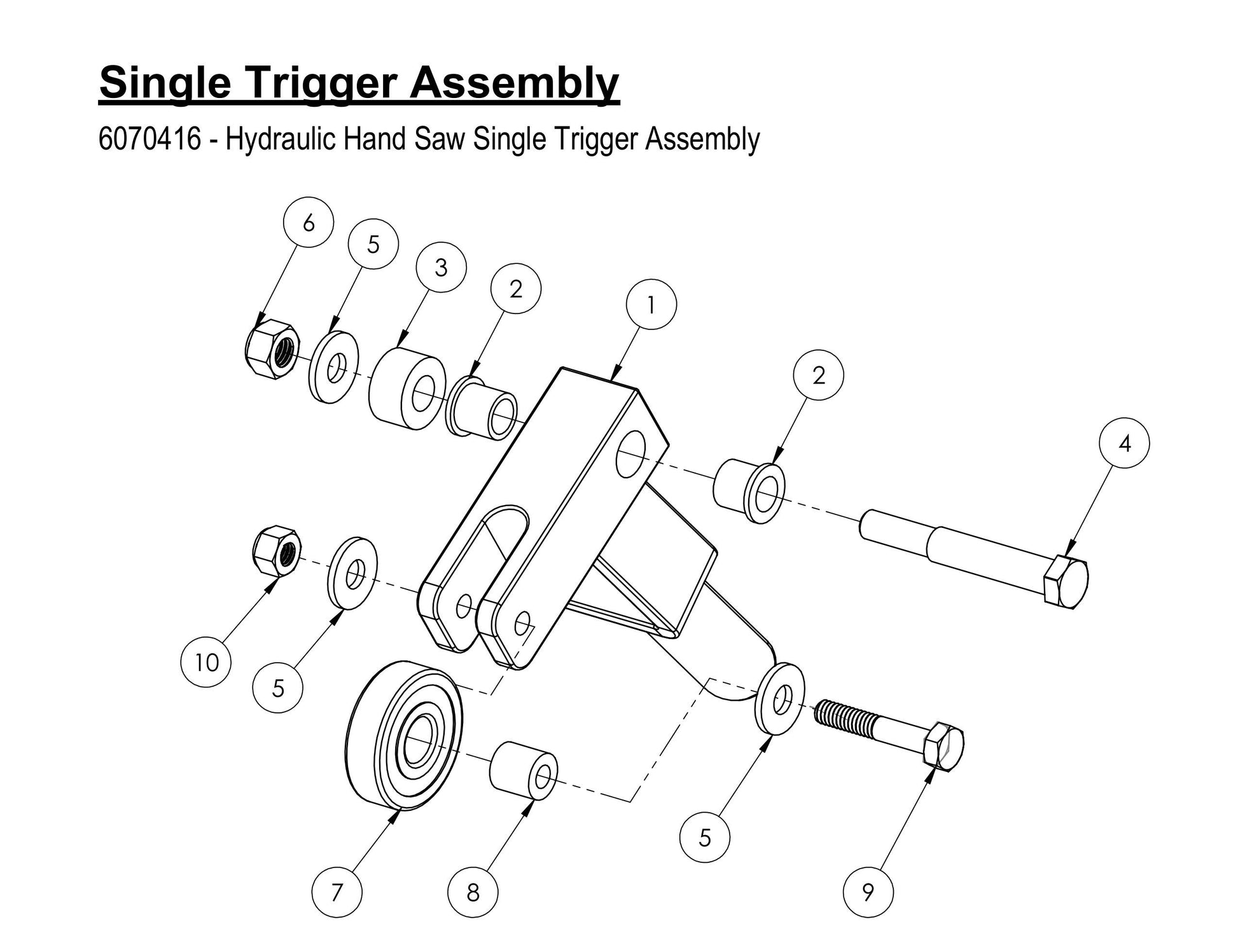 HS-24-F-8 Single Trigger Assembly Parts