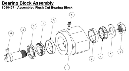 HS-20-F-8 Bearing Block Assembly
