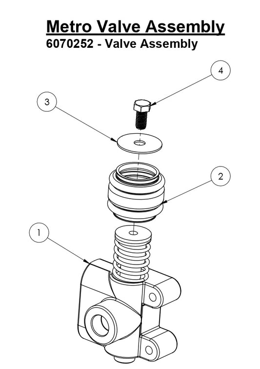 HS-20-F-8 Metro Valve Assembly