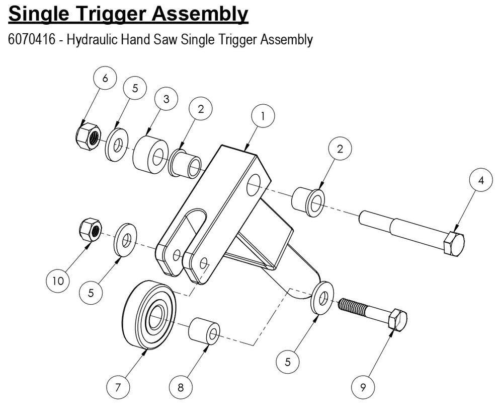 HS-20-F-8 Single Trigger Assembly