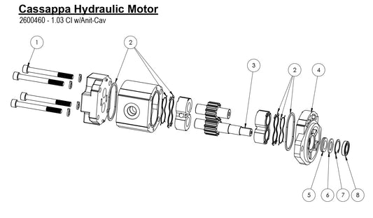 HS-16-10 Cassappa Hydraulic Motor