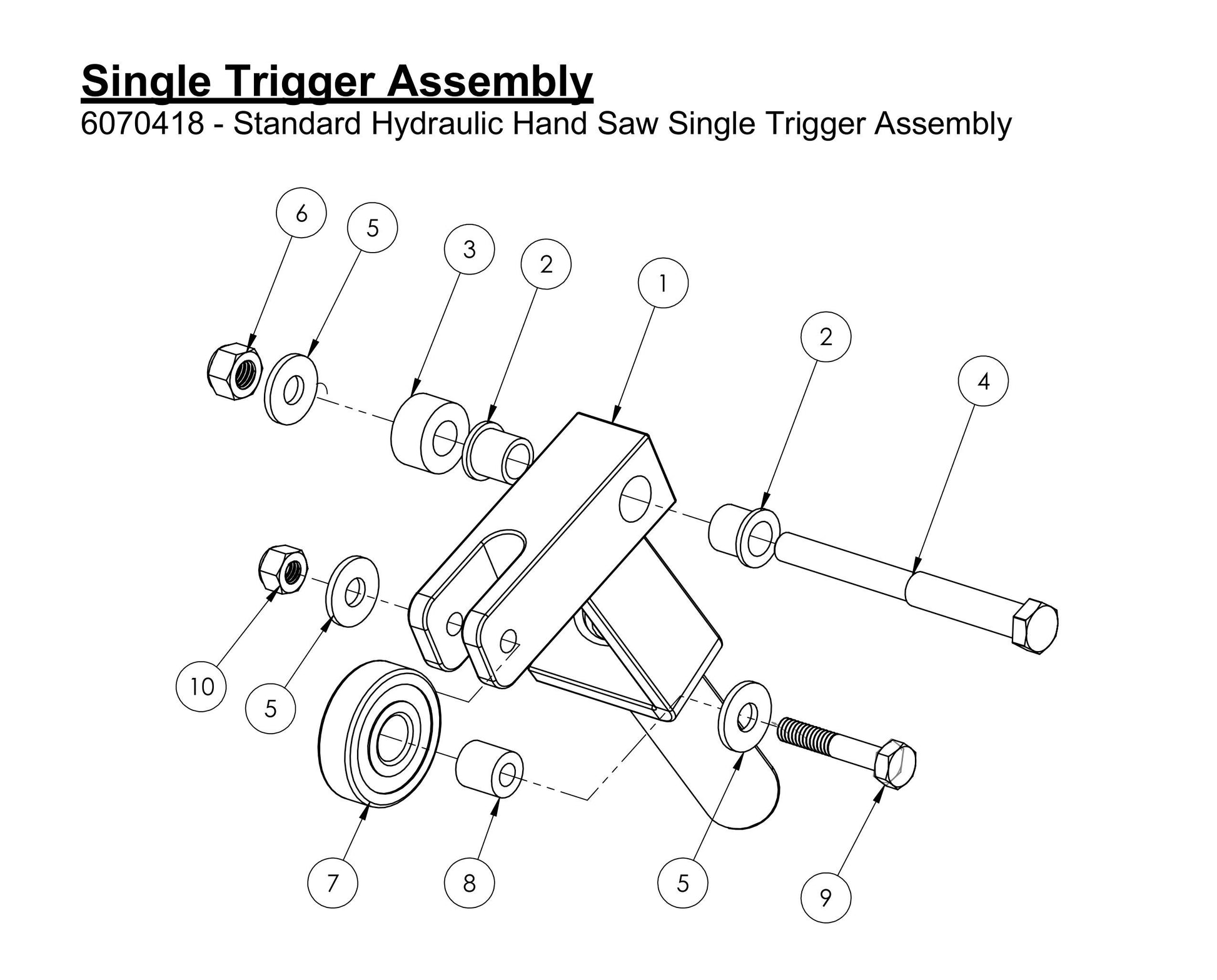 HS-20-10 Single Trigger Assembly Parts