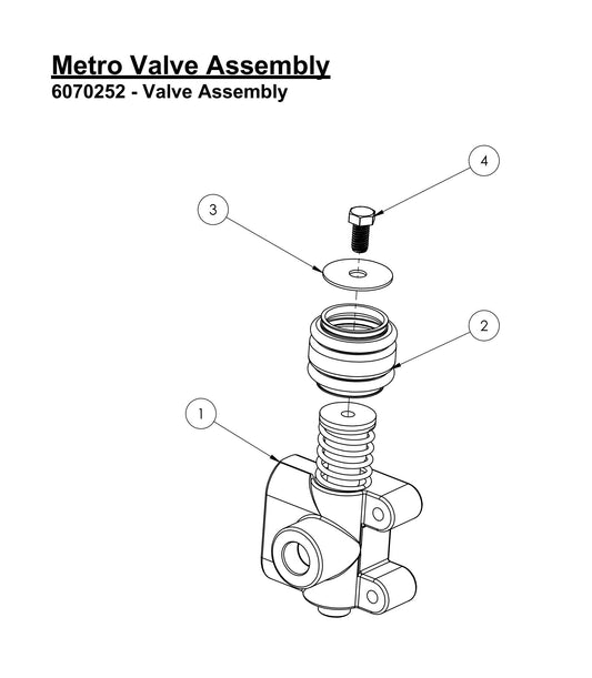 HS-20-12 Metro Valve Assembly Parts