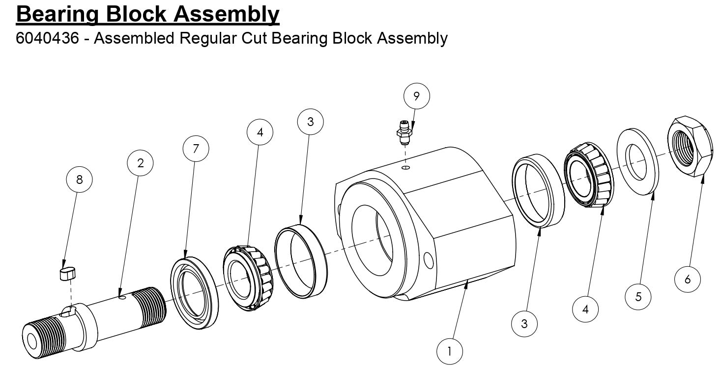 HS-20-15 Bearing Block Assembly