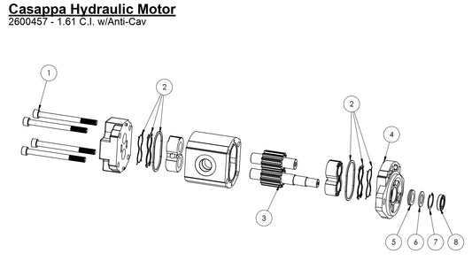 HS-20-15 Casappa Hydraulic Motor