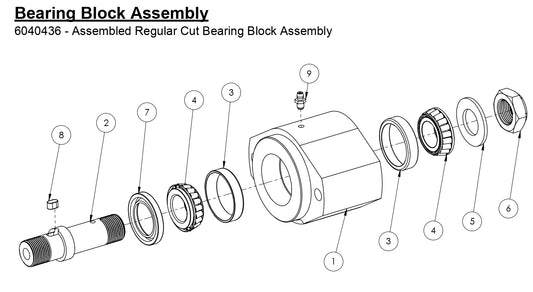 HS-16-12 Bearing Block Assembly
