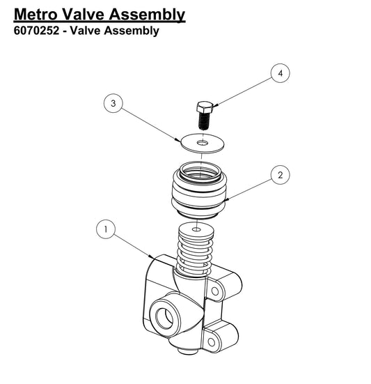 HS-24-F-10 Metro Valve Assembly Parts