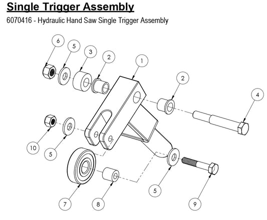 HS-20-F-10 Single Trigger Assembly