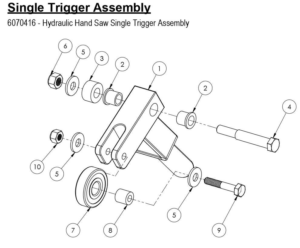 HS-20-F-10 Single Trigger Assembly