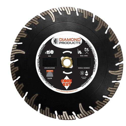 Diamond Products 17508 Premium Dry Turbo Blade T5P 20&quot; x .140&quot;