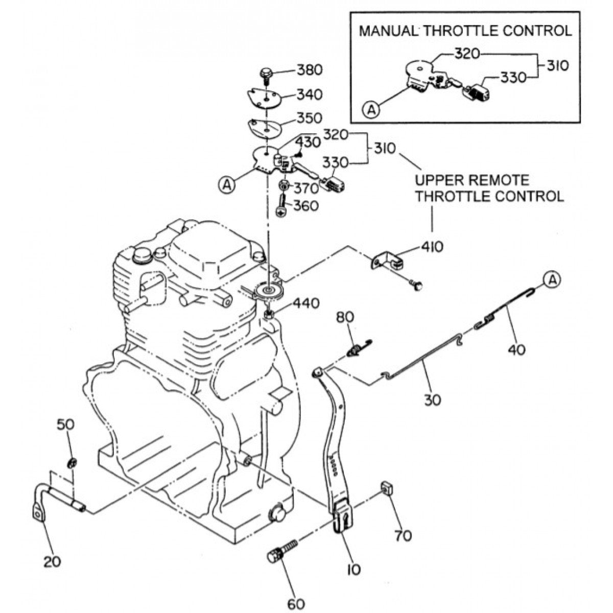 GA36RZ2 GA-3.6RZ2 Robin EH-25 Engine - Governor Assembly Parts by Multiquip