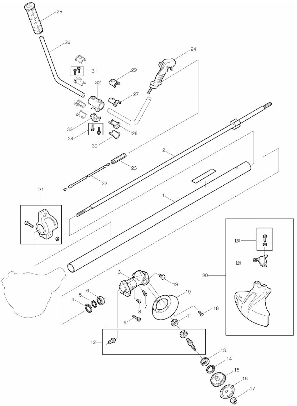 RBC255 String Trimmer Assembly Part 1 by Makita