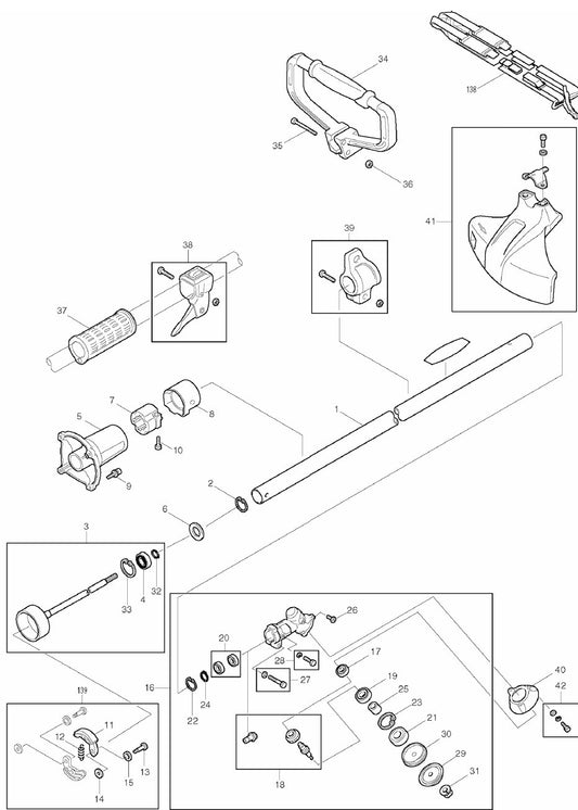 RBC311 String Trimmer Assembly Part 1 by Makita