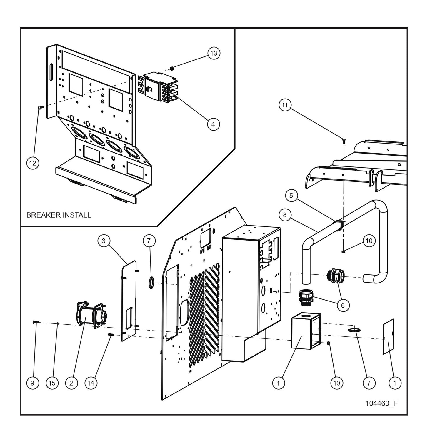 208V 3PH Rear Outlet Parts By Allmand
