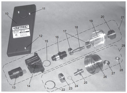 BP-35 Backpack Concrete Vibrator Assembly Parts by Oztec