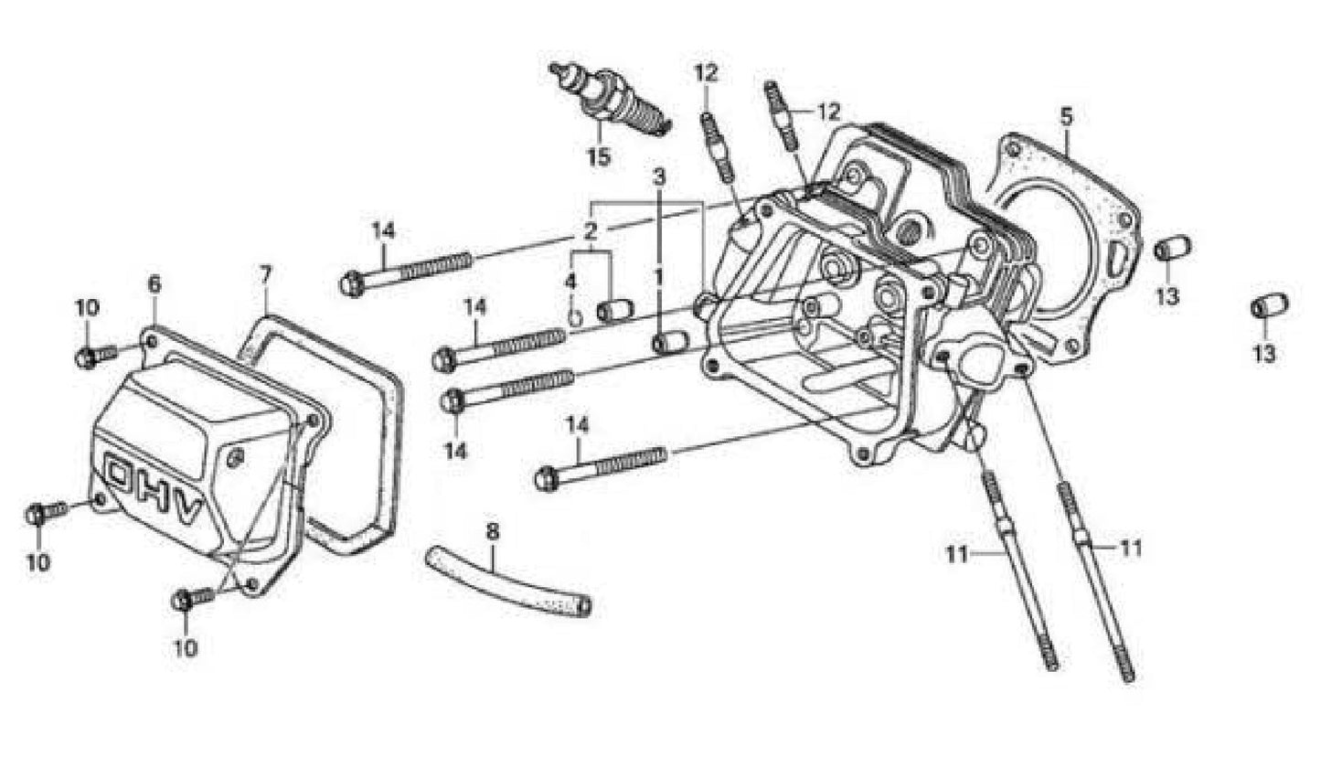 MAC5501G Cylinder Head Assembly Parts