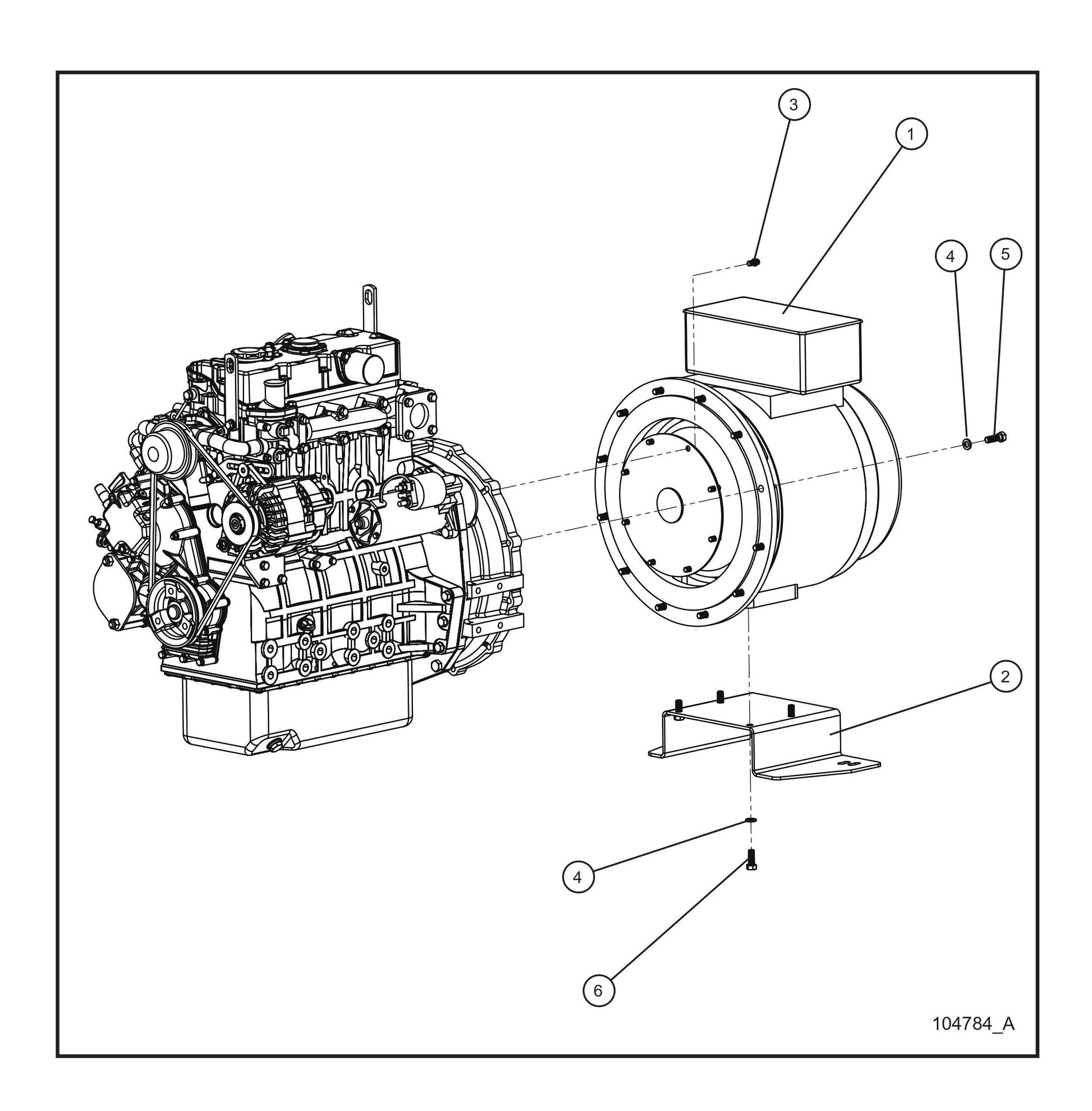 20kW CAT C1.5 Marathon Generator Option Parts By Allmand