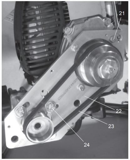 BP-50a Backpack Concrete Vibrator Assembly Parts by Oztec