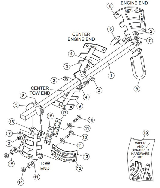 Paddle Shaft Assembly Parts-WM70SH5C, WM70SH8C HONDA GX160/GX240 GASOLINE ENGINE