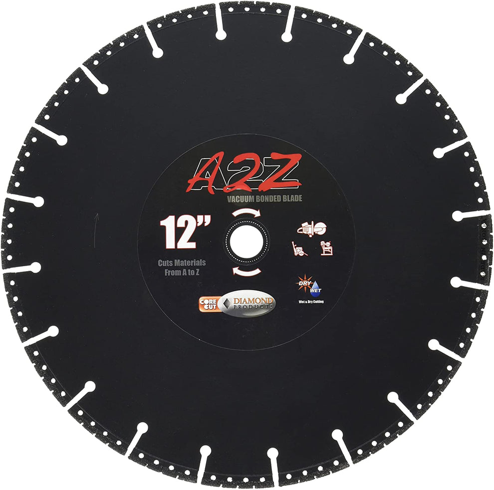 Diamond Products 21535 A2Z Specialty Metal Cutting Blade 12" X 1.25 - 1" Arbor