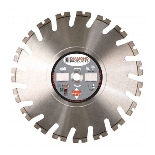 Diamond Products 21927 Cut-All Wet/Dry Ultra High Speed Blade 14" x .125" H8CAU Concrete