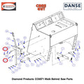 5/16-18X3/4" Hex Capscrew 2900019 Fits Core Cut CC6571 Walk Behind Saw By Diamond Products