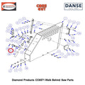 Hose Clamp 3202835 Fits Core Cut CC6571 Walk Behind Saw By Diamond Products