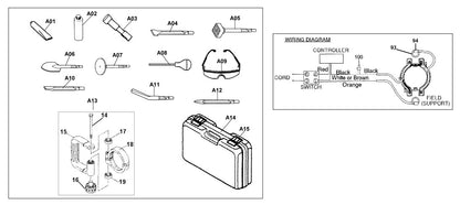 HM1140C Demolition Hammers Assembly Parts By Makita