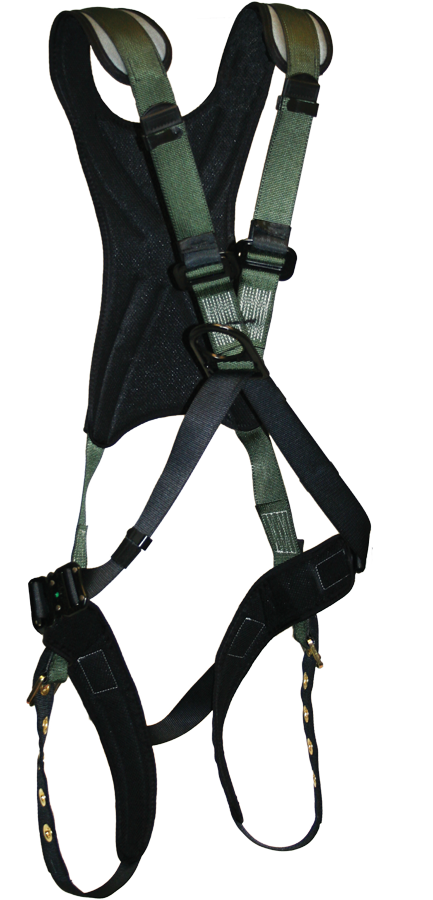 22950 Stratos Harness crossover style, tongue buckle legs by FrenchCreek Production Green