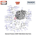Radiator Arm, Lower For CC6571 Saw 6019034 Fits Core Cut CC6571 Walk Behind Saw By Diamond Products