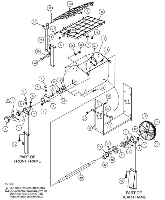 Plastic Drum Assembly Parts-WM90SH8/WM90PH8, WM90SE/WM90PE HONDA GX240 GASOLINE ENGINE AND 3 HP ELECTRIC MOTOR