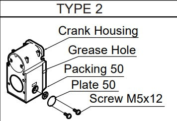 HM1800 Change on Crank Housing Type 2 Demolition Hammer Assembly Parts By Makita