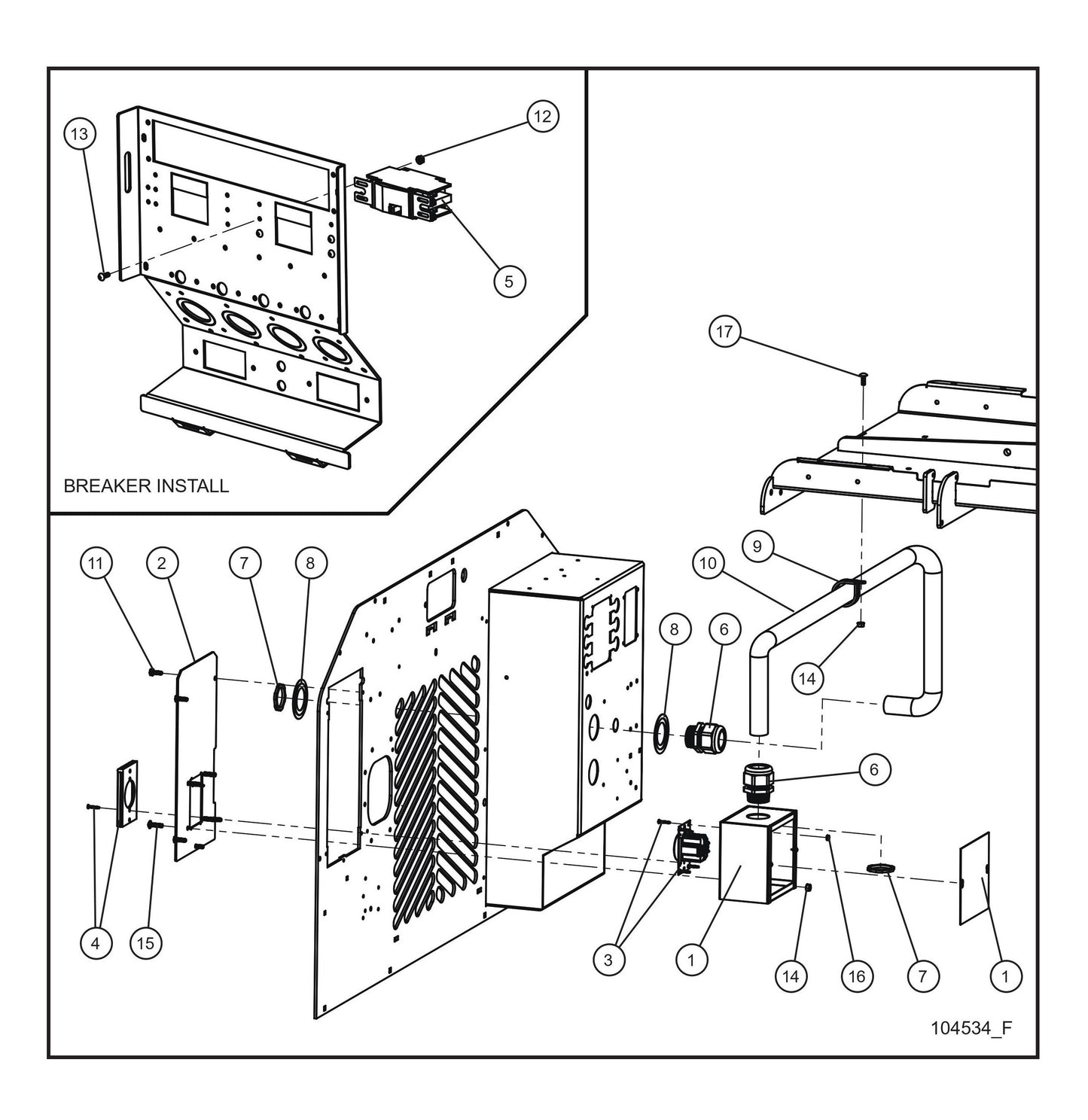 240V Rear Outlet Parts By Allmand