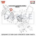 2501191 Taper Bushing, 3/4" with setscrews for CC1000 Concrete Saw Core Cut by Diamond Products
