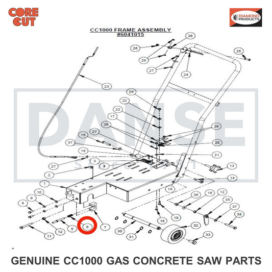 2501192 Spring, Comp. .48 x .042 x 1.00 Long CC1004 Concrete Saw Core Cut by Diamond Products