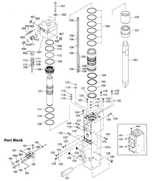 Parts Breakdown Parts for Fx375