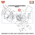 2600091 Honda GX160 4.8 HP Horizontal engine for CC1000 Concrete Saw Core Cut by Diamond Products