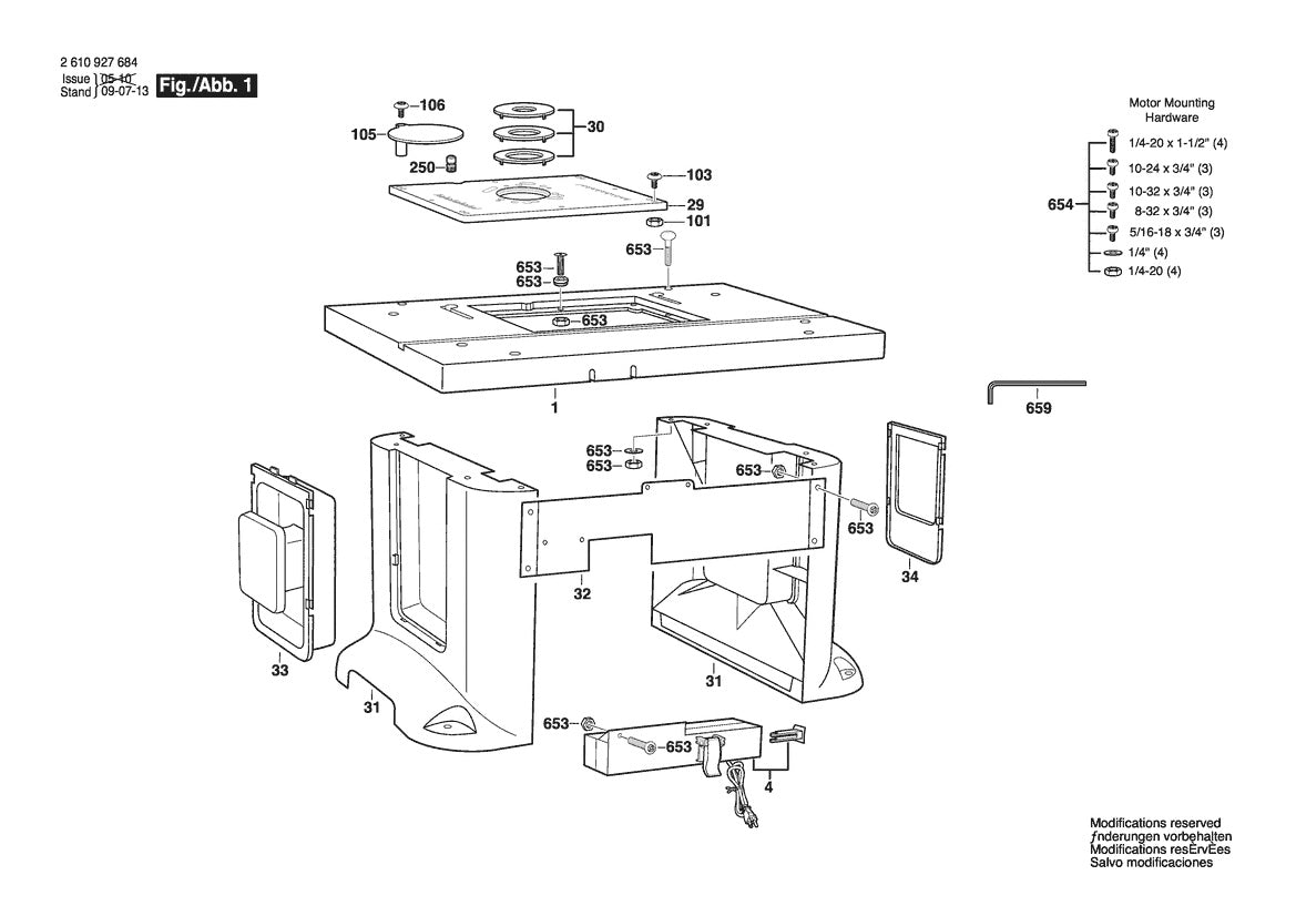 2610927684 Bosch Router Parts Diagram