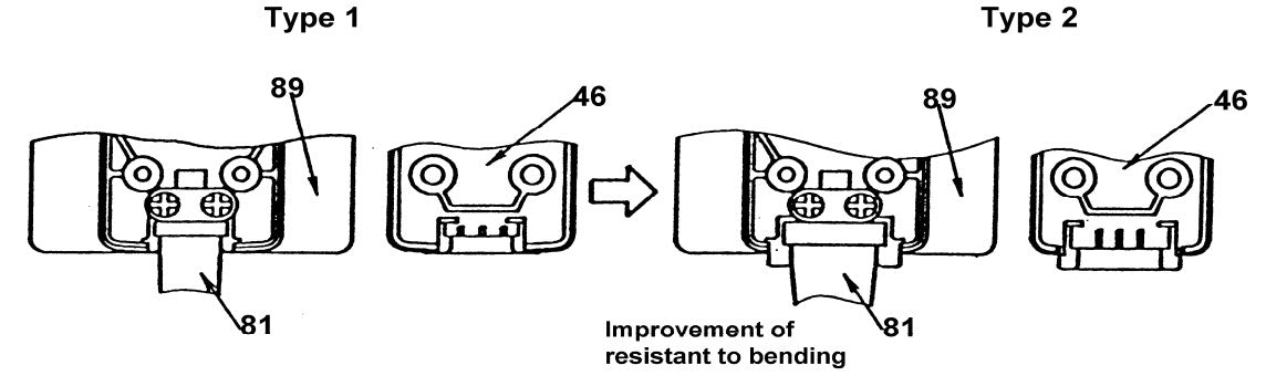 HM1100C Changes on Controller Cover, Cord Guard and Motor Housing Complete Type 1 Demolition Hammer Assembly Parts By Makita