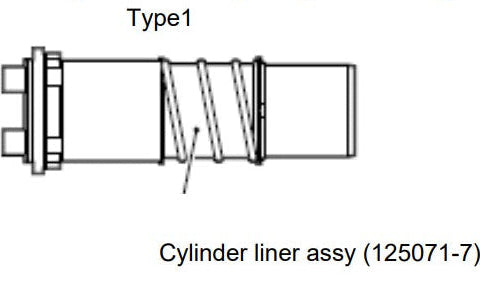 HM1100C Changes on Cylinder liner assy, Sleeve 39 Type 1 Demolition Hammer Assembly Parts By Makita
