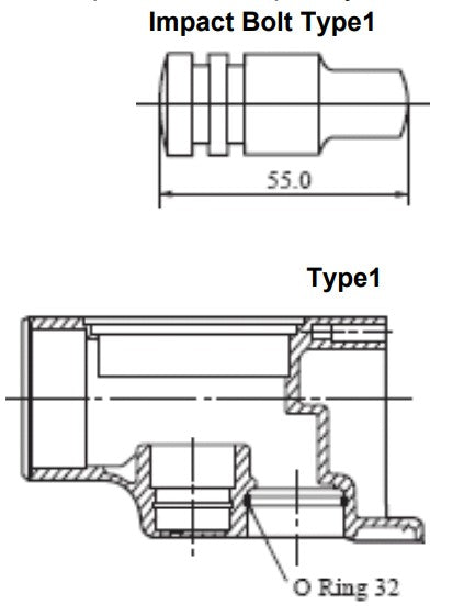 HM1100C Changes on Crank Housing Assy, etc. Type 1 Demolition Hammer Assembly Parts By Makita