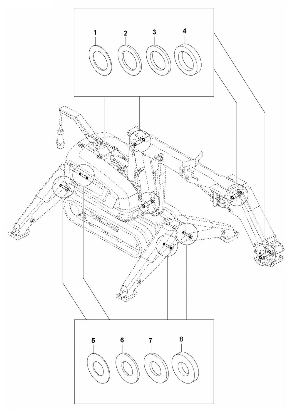 DXR 275 SCHIMS Assembly Parts