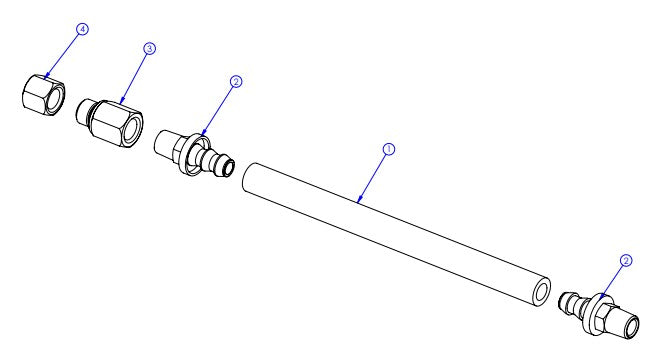 Soff Cut X750 Kit, Oil Drain Assembly Parts by Husqvarna