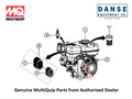 28462ZV7003 Rope Starter Recoil 4Ft For BH11C-Series Whiteman Walk-Behind Power Trowels By Multiquip