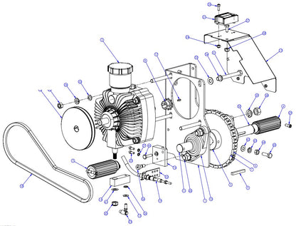 Pump Assembly parts-X750 By Husqvarna
