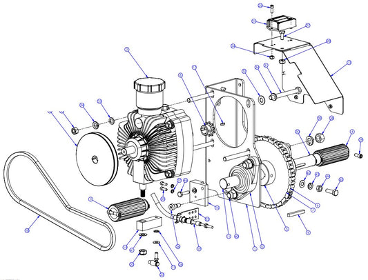 Pump Assembly parts-X750 By Husqvarna