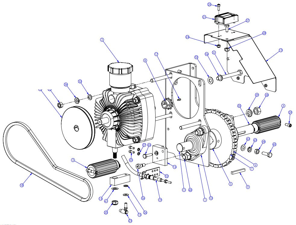 Soff Cut X750 Pump Assembly Parts by Husqvarna
