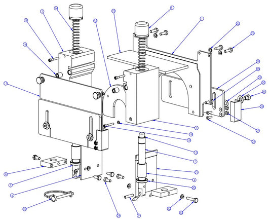 Blade Block Assembly parts-X750 By Husqvarna